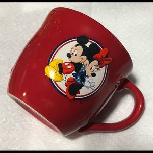 Disney Mickey Minnie Hallmark  Red Mug